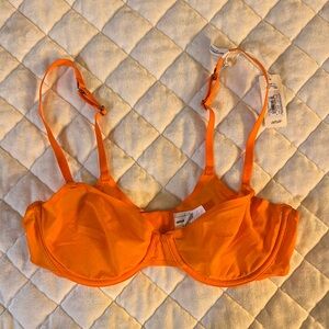 NWT Aerie Smoothez Orange Underwire Bra